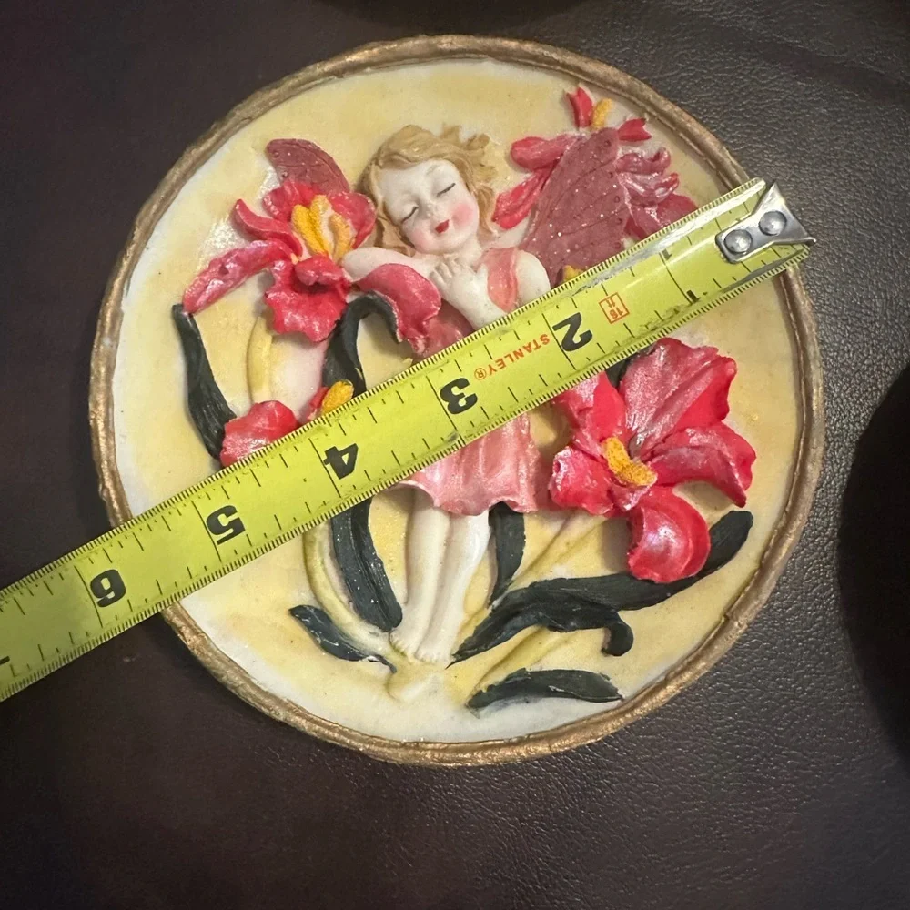 4 fairy wall plates